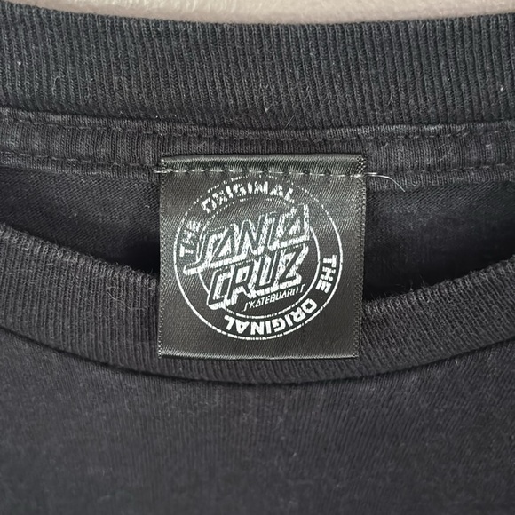 Santa Cruz Skateboards Black Short Sleeve Tee - Picture 2 of 3